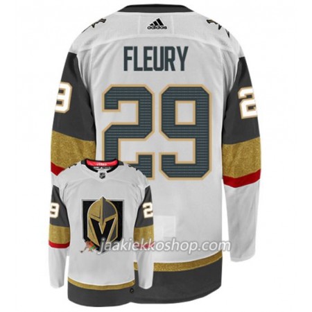 Miehille NHL Vegas Golden Knights Pelipaita MARC-ANDRE FLEURY 29 Adidas Valkoinen Authentic
